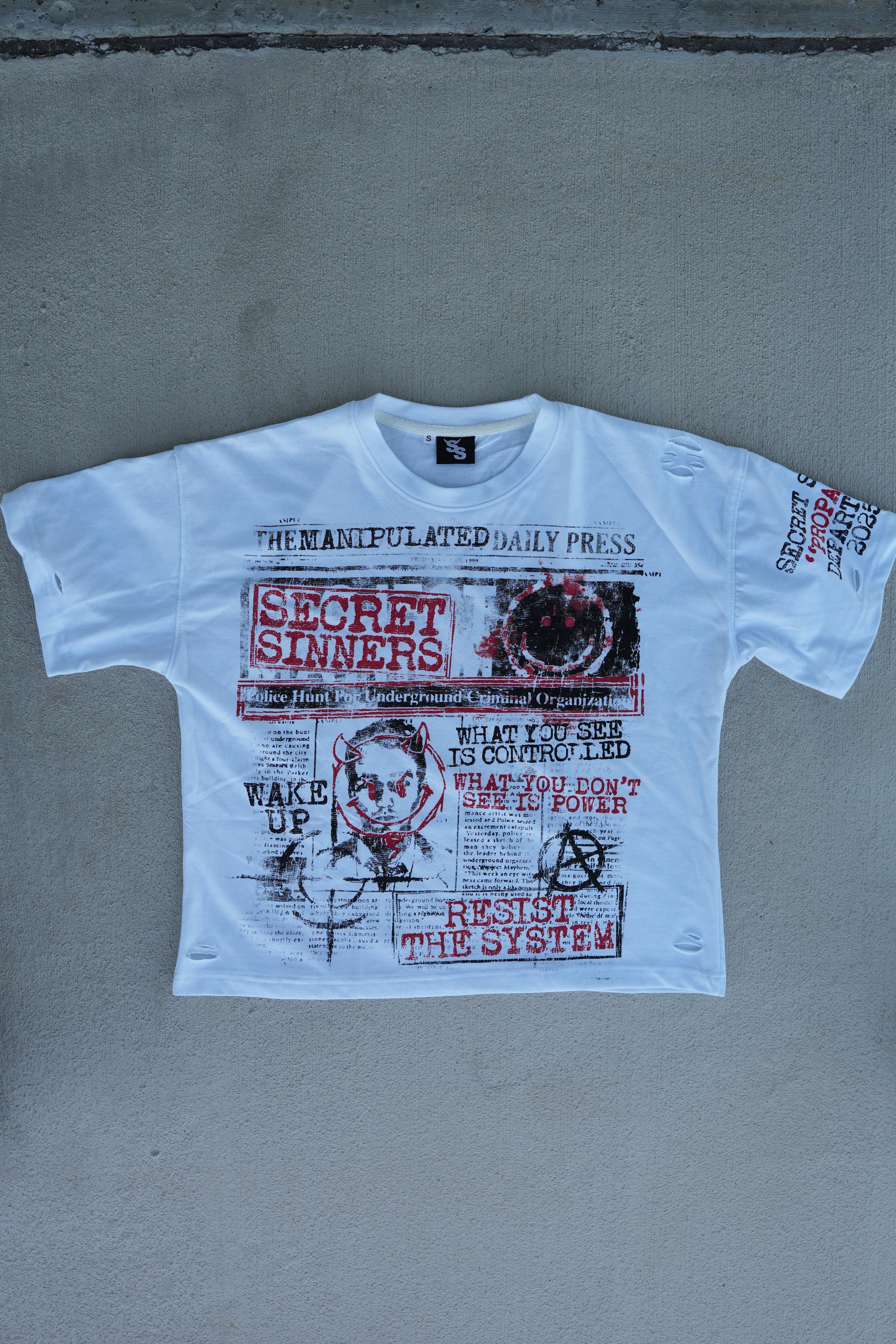 News Letter Tee *White*