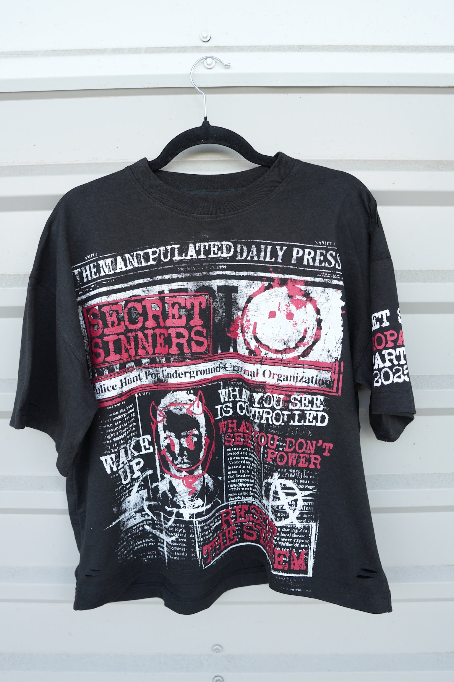 News Letter Tee *Black*