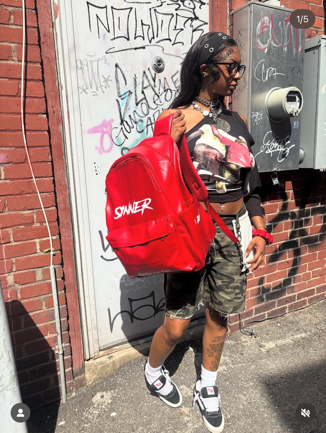 Red "Sinner" Bag